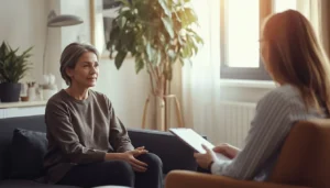 Therapy session for compulsive sexual behavior