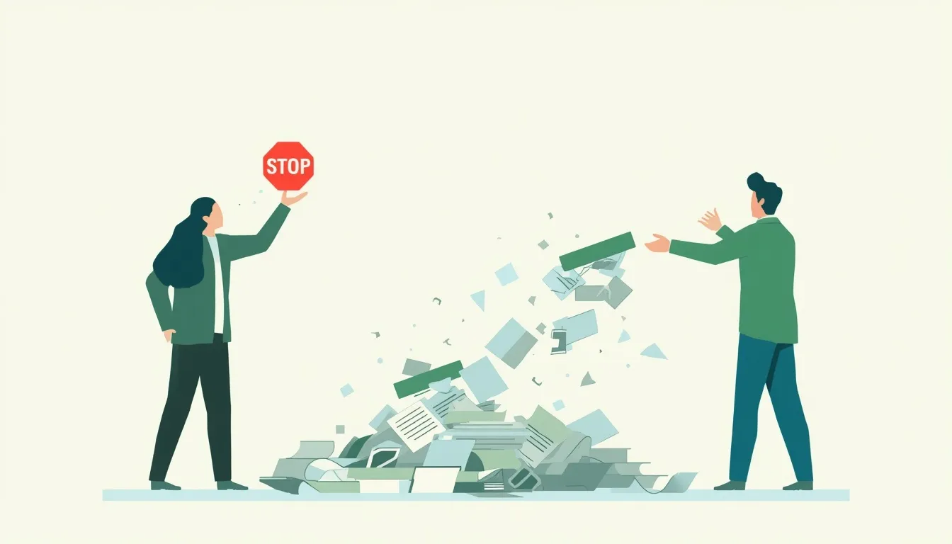 Setting boundaries to stop task evasion