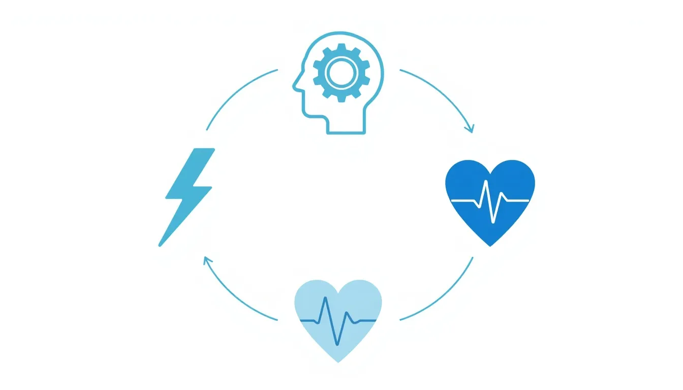 Chart showing the cognitive perseveration cycle