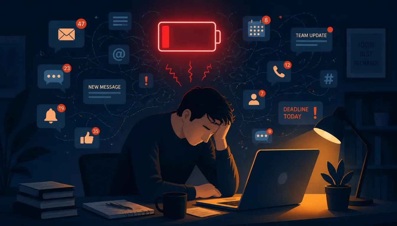 Digital burnout and chronic stress signs