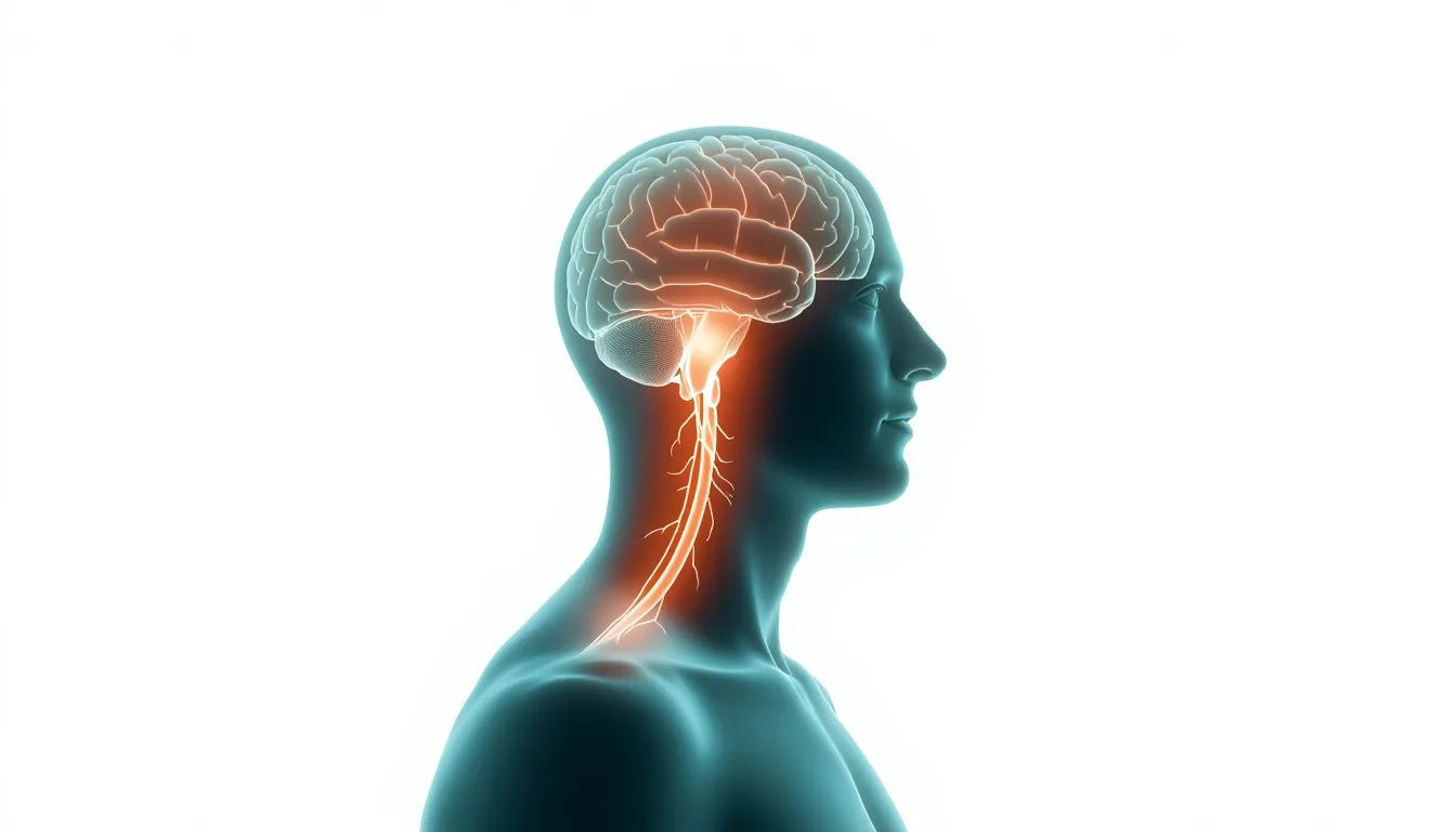 Brain amygdala and vagus nerve diagram