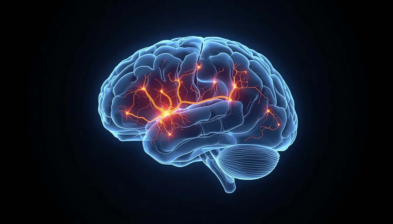 Brain scan showing social stress response
