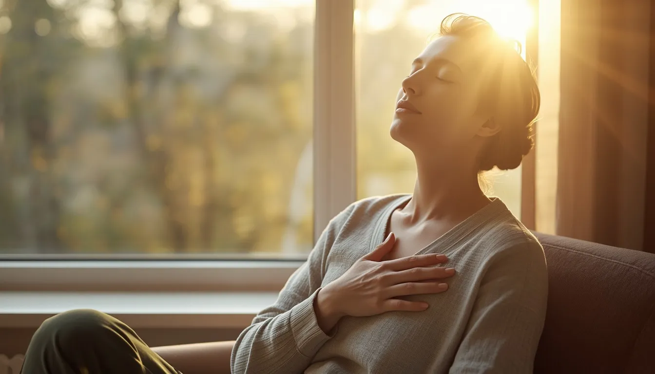 Somatic grounding exercises for anxiety relief