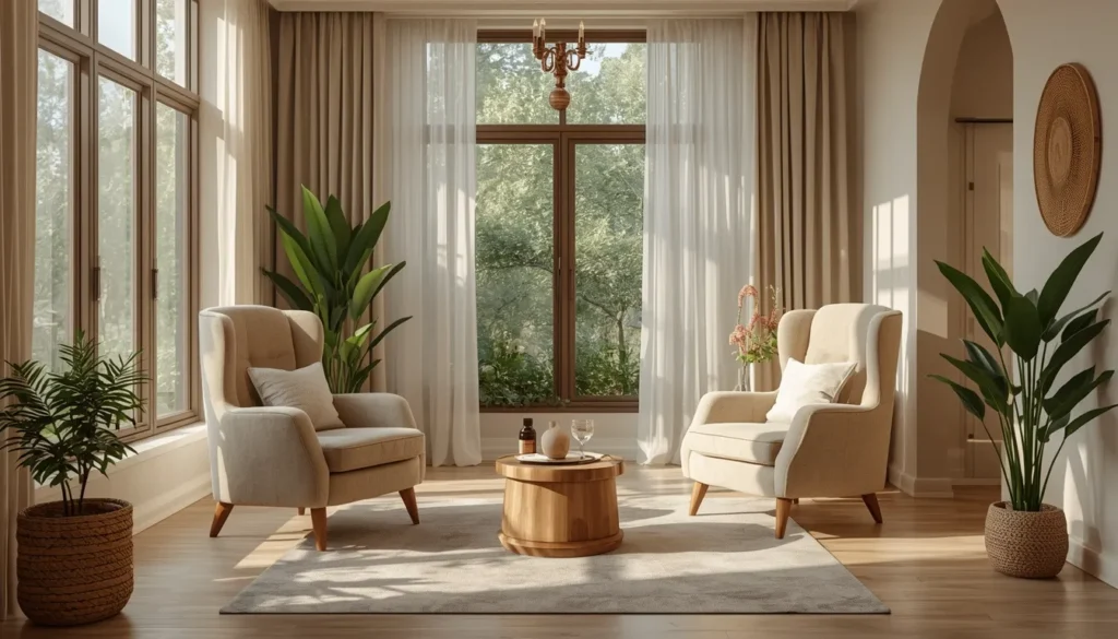 Serene intensive trauma therapy treatment room