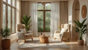 Serene intensive trauma therapy treatment room